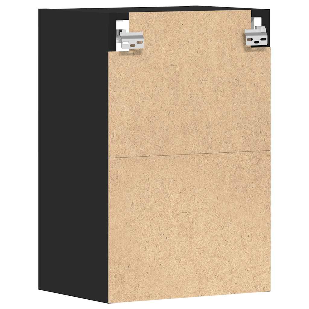Dulap suspendat, negru, 40x29,5x60 cm, PAL