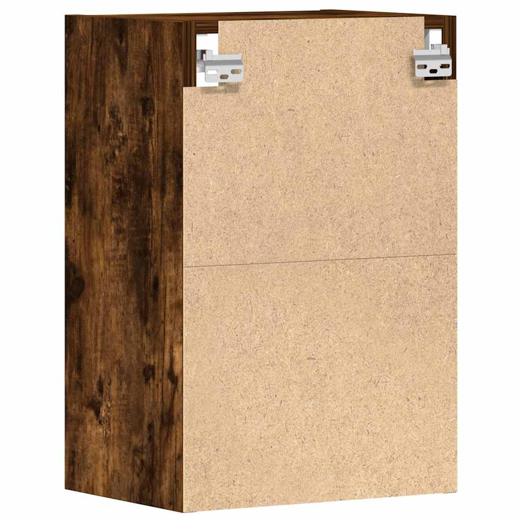Dulap suspendat, stejar fumuriu, 40x29,5x60 cm, lemn prelucrat