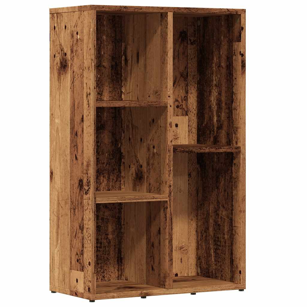 Bibliotecă, lemn vechi, 50x25x80 cm, lemn prelucrat