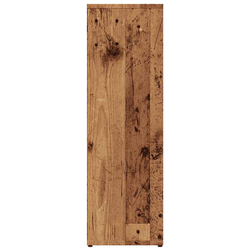 Bibliotecă, lemn vechi, 50x25x80 cm, lemn prelucrat