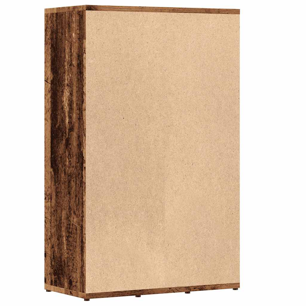 Bibliotecă, lemn vechi, 50x25x80 cm, lemn prelucrat