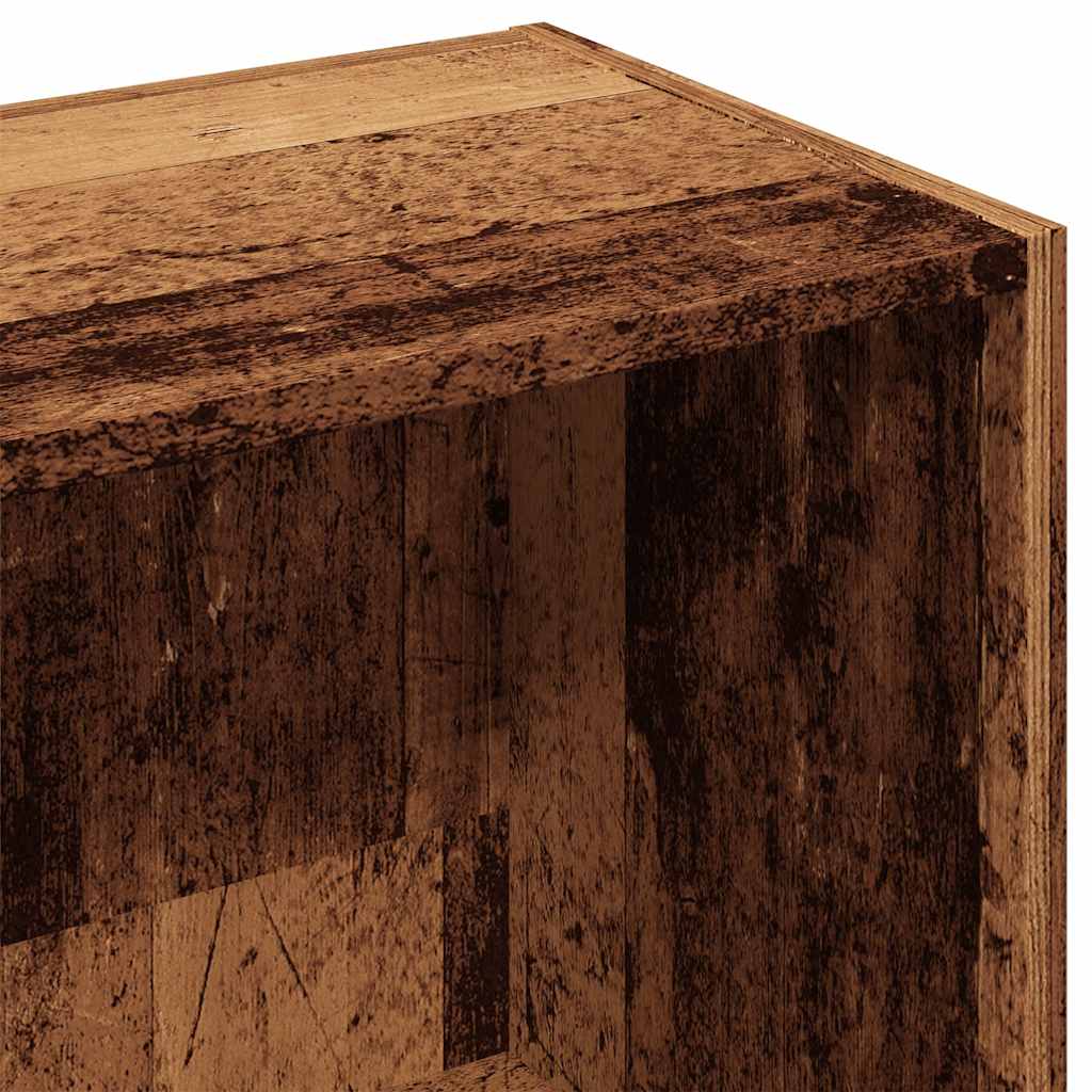 Bibliotecă, lemn vechi, 50x25x80 cm, lemn prelucrat