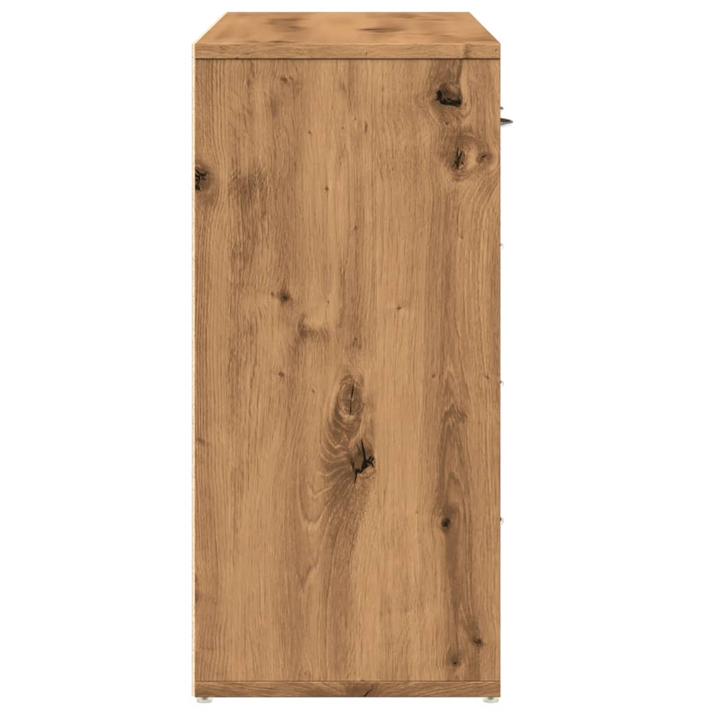 Dulap, stejar artizanal, 88x30x64 cm, lemn prelucrat