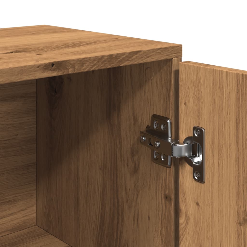 Dulap, stejar artizanal, 88x30x64 cm, lemn prelucrat