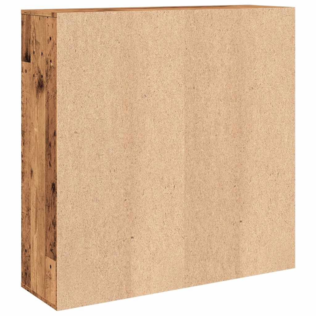Bibliotecă, lemn vechi, 98x29x97,5 cm