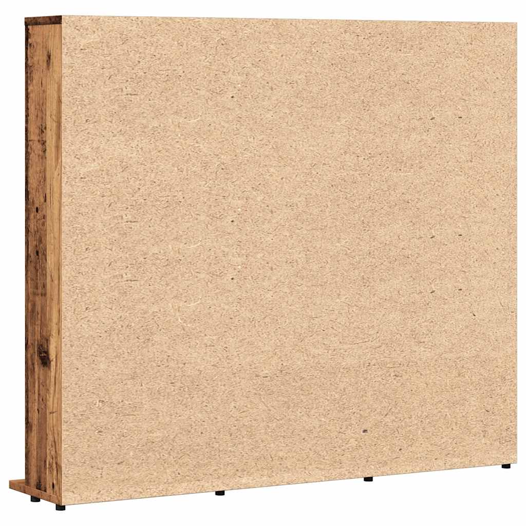 Dulap CD-uri, lemn vechi, 100x23x89,5 cm, lemn prelucrat