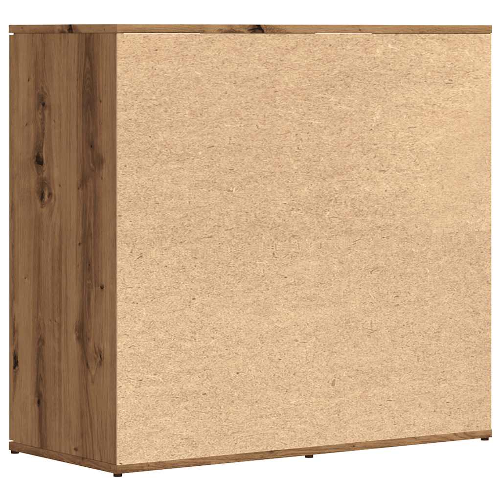 Dulap, stejar artizanal, 80x36x75 cm, lemn prelucrat
