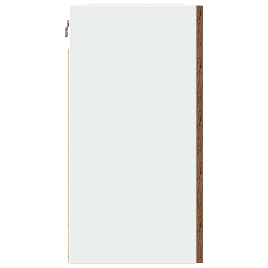 Dulapuri suspendate 2 buc. lemn vechi 50x31x60cm lemn prelucrat