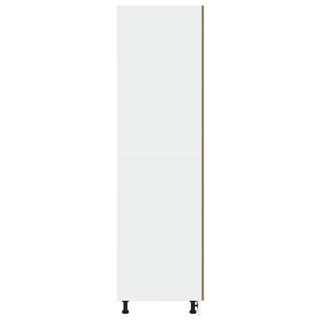 Dulap pentru frigider, Stejar artizanal, 60 x 57 x 207 cm, PAL