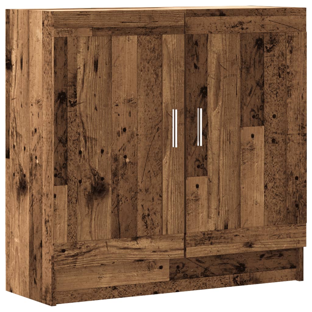 Bibliotecă, lemn vechi, 82,5x30,5x80 cm, lemn prelucrat