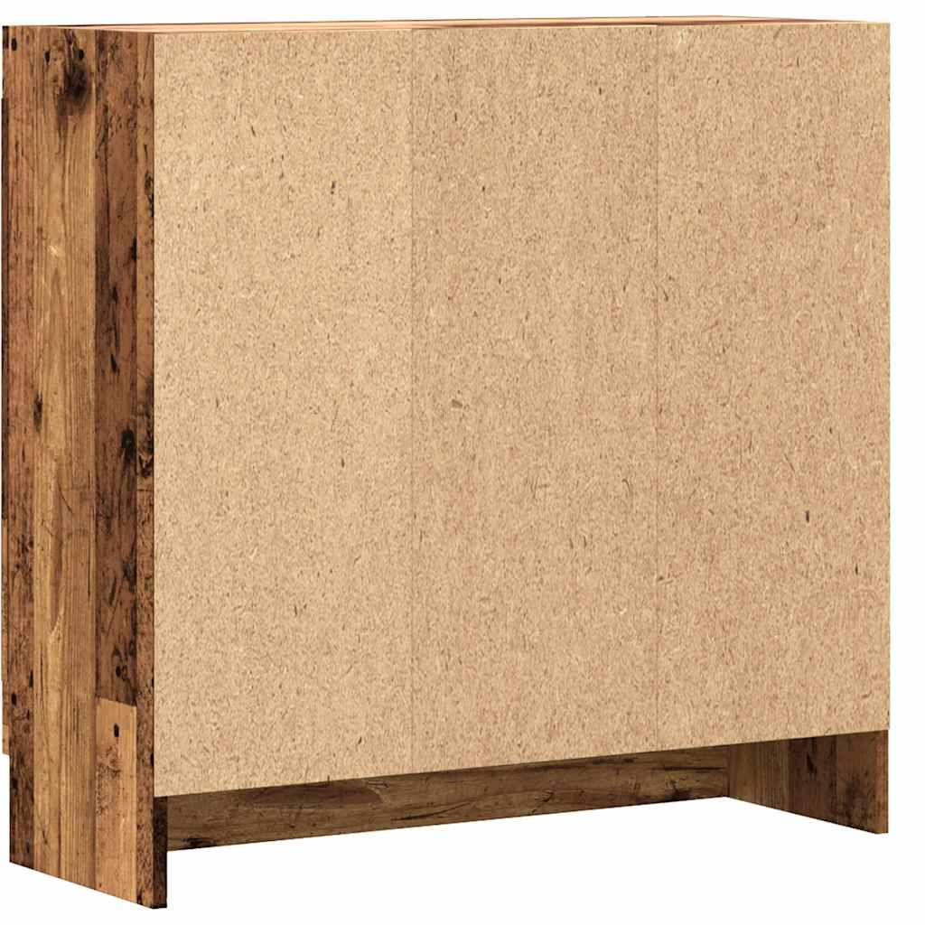 Bibliotecă, lemn vechi, 82,5x30,5x80 cm, lemn prelucrat