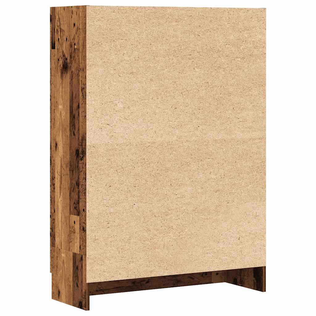 Bibliotecă, lemn vechi, 82,5x30,5x115 cm, lemn prelucrat