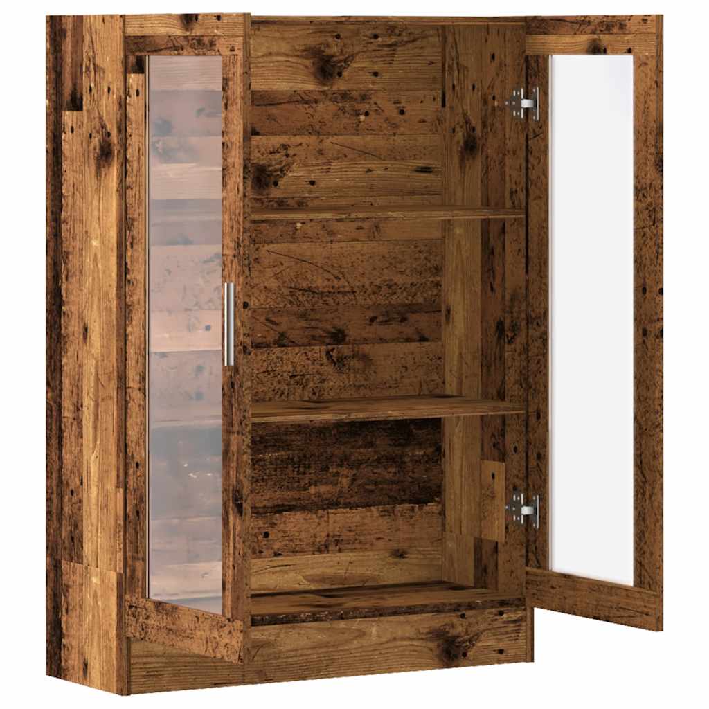 Bibliotecă, lemn vechi, 82,5x30,5x115 cm, lemn prelucrat
