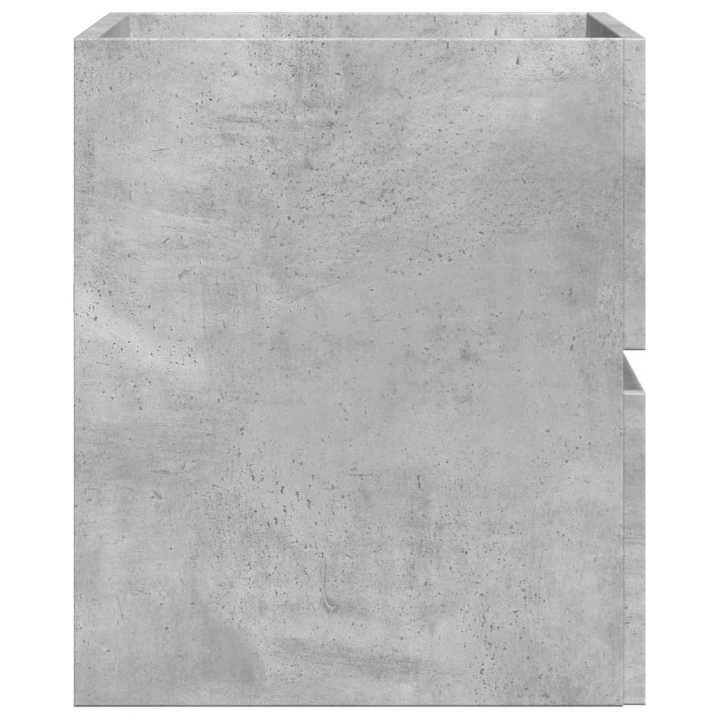 Dulap pentru baie, gri beton, 60x38,5x45 cm, lemn prelucrat