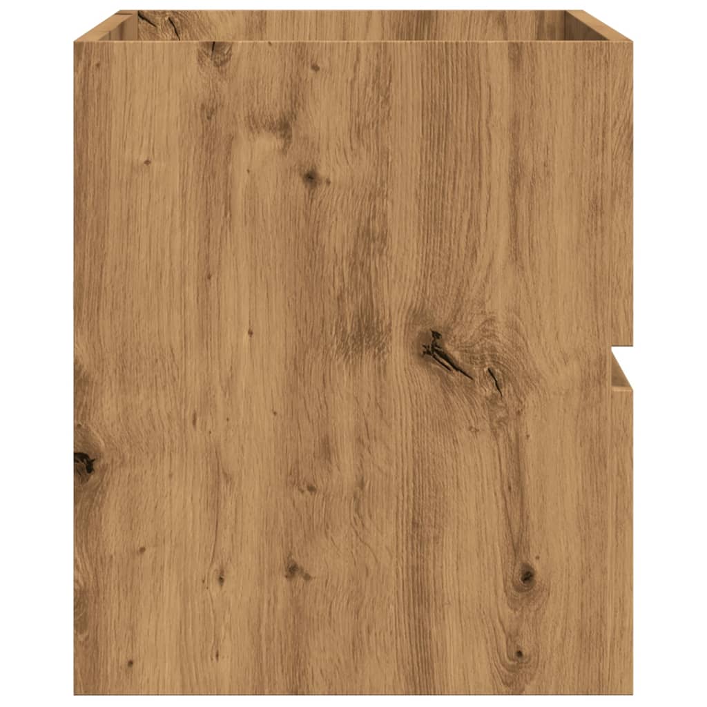 Dulap pentru baie stejar artizanal 80x38,5x45 cm lemn prelucrat