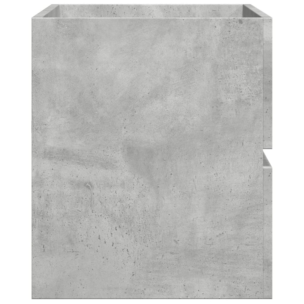 Dulap de chiuvetă, gri beton, 90x38,5x45 cm, lemn prelucrat