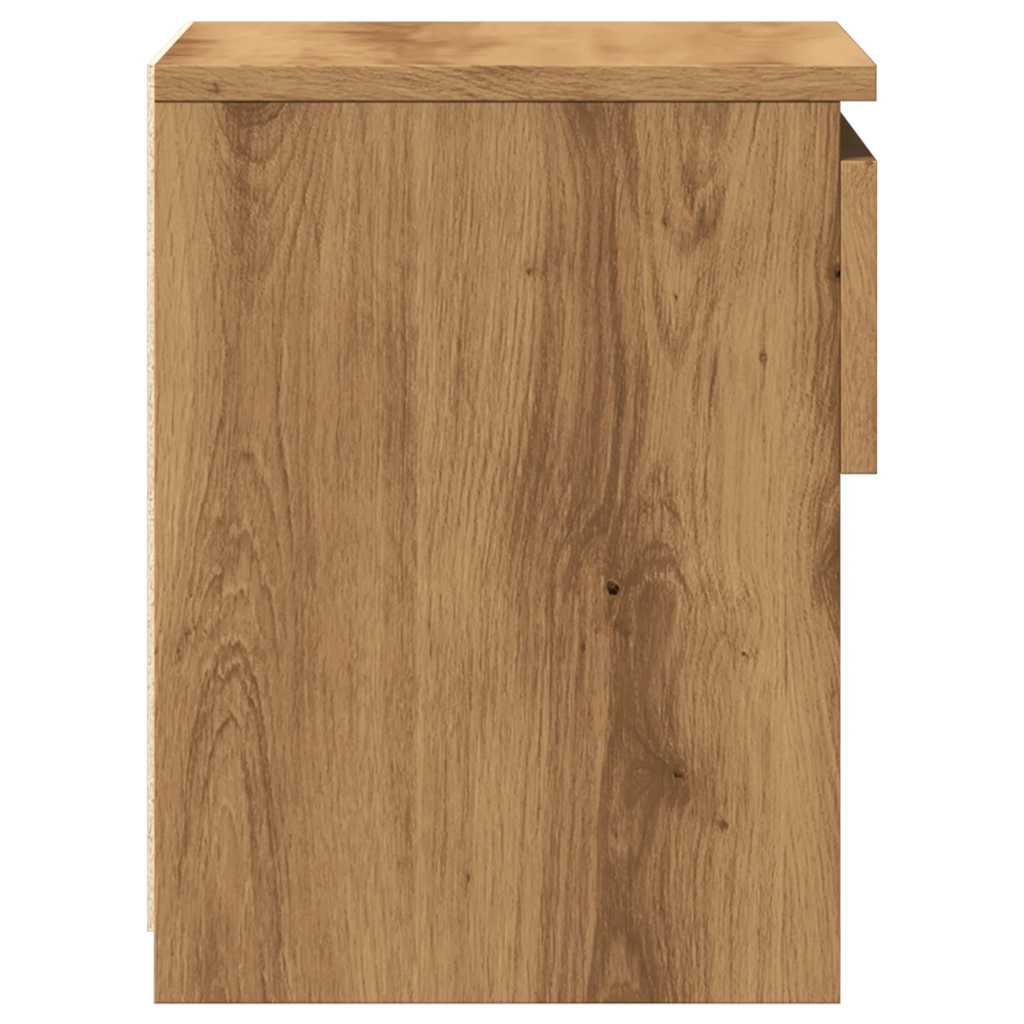 Noptiere 2 buc Stejar Artisan 40x30x39 cm Lemn prelucrat