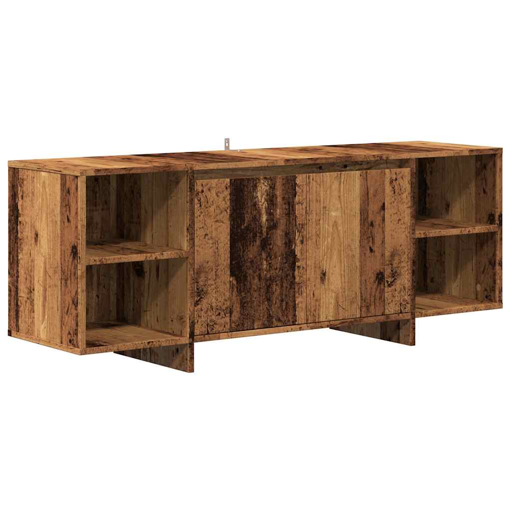 Dulap TV, lemn vechi, 130x35x50 cm, lemn prelucrat