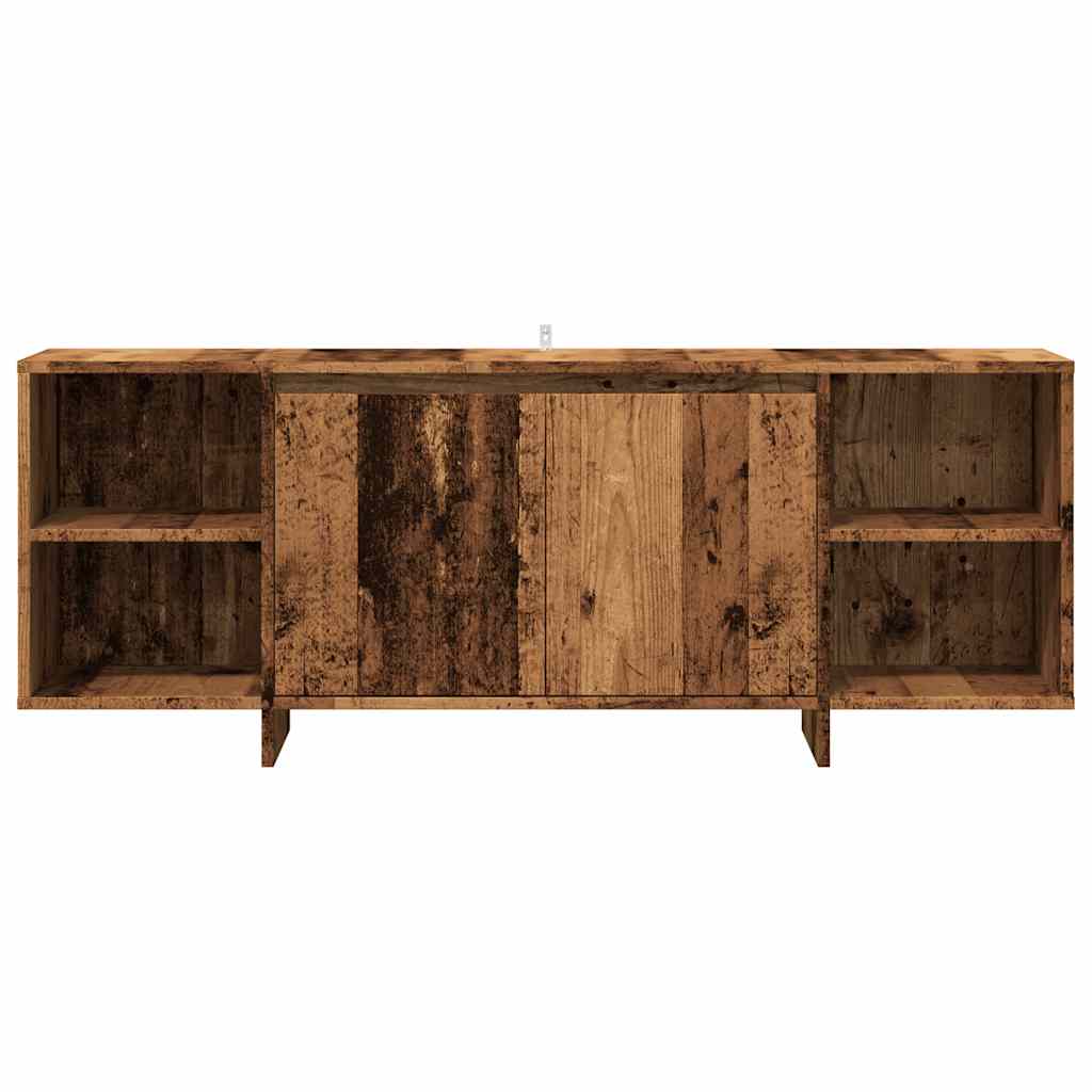 Dulap TV, lemn vechi, 130x35x50 cm, lemn prelucrat