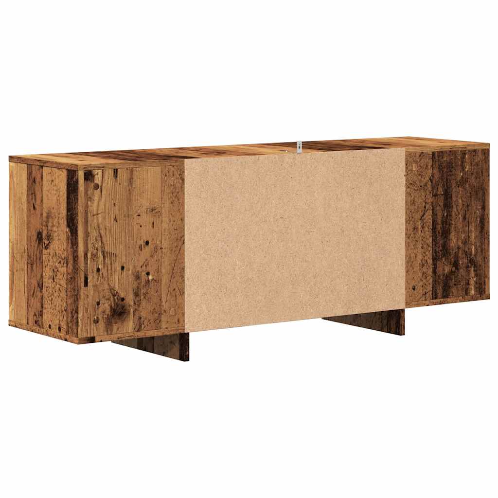 Dulap TV, lemn vechi, 130x35x50 cm, lemn prelucrat