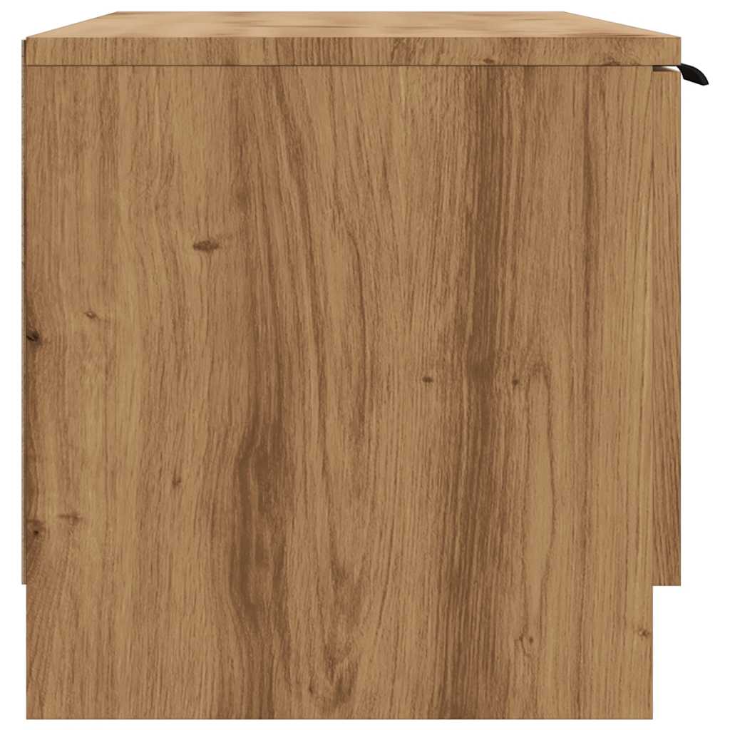 Comodă TV,stejar artizanal 102x35x36,5 cm, lemn prelucrat