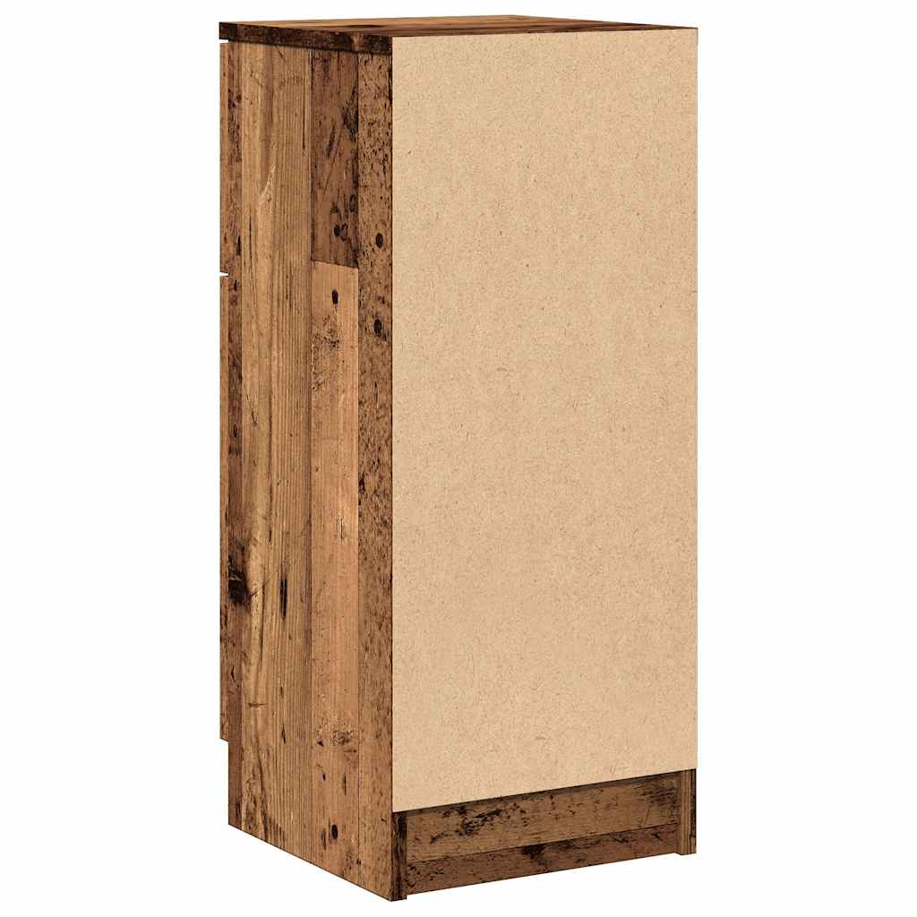 Dulapuri, 2 buc., lemn vechi, 30x30x70 cm, lemn prelucrat