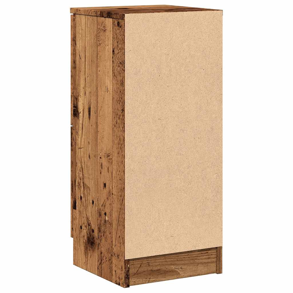 Dulapuri, 2 buc., lemn vechi, 30x30x70 cm, lemn prelucrat