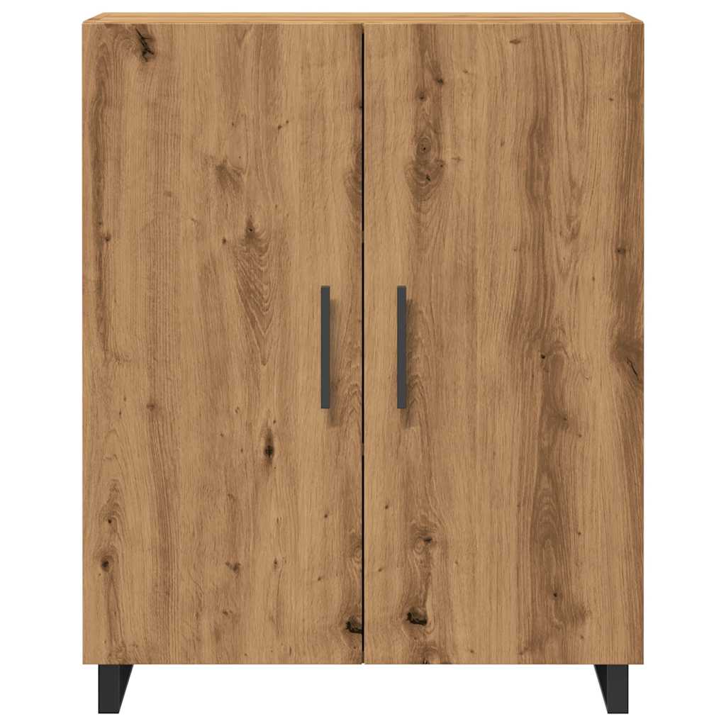 Dulap, stejar artizanal, 69,5x34x90 cm, lemn prelucrat