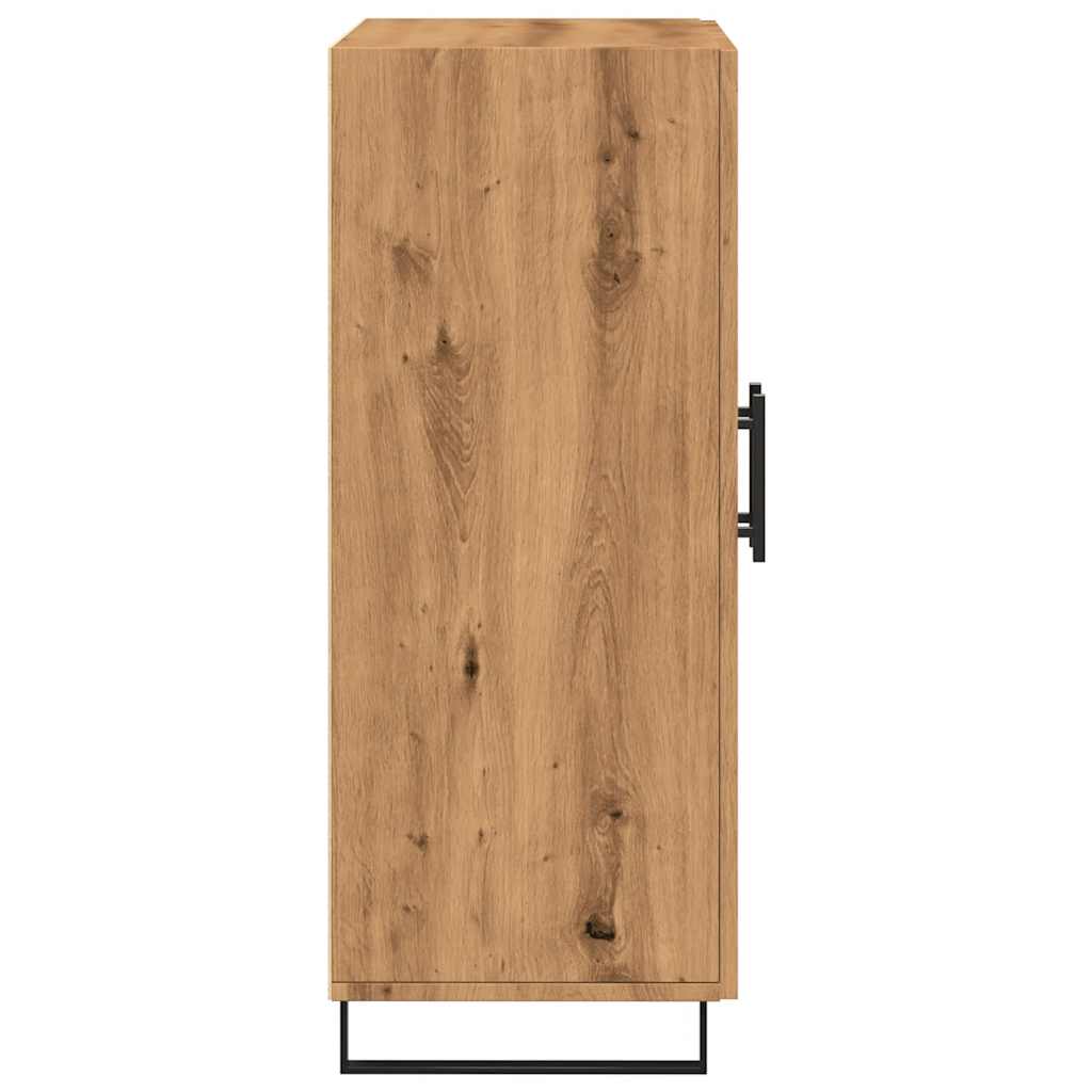Dulap, stejar artizanal, 69,5x34x90 cm, lemn prelucrat