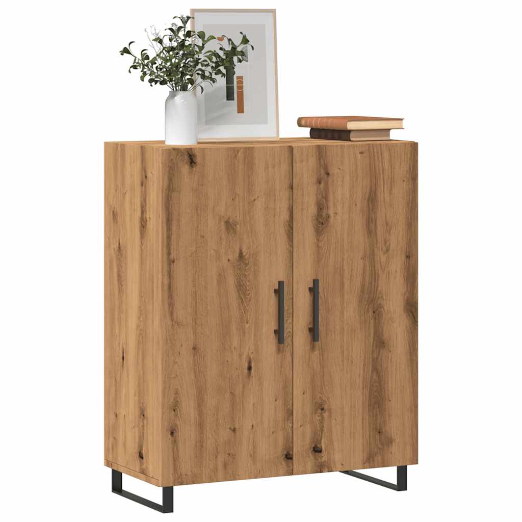 Dulap, stejar artizanal, 69,5x34x90 cm, lemn prelucrat