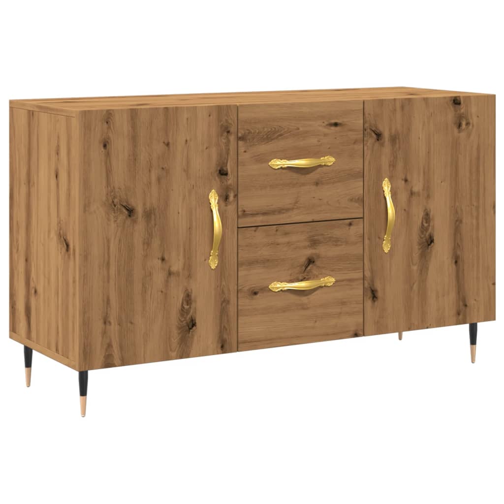 Dulap, stejar artizanal, 100x36x60 cm, lemn prelucrat