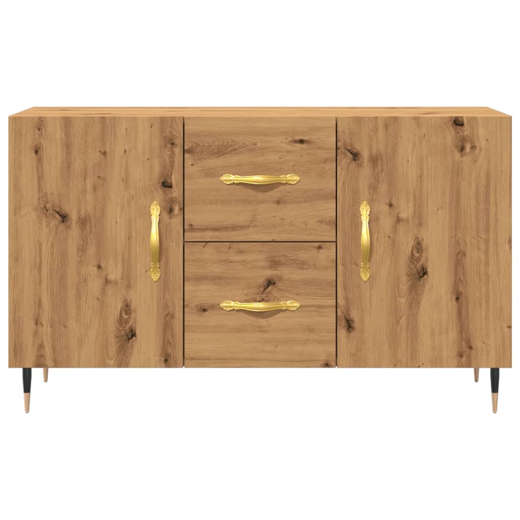 Dulap, stejar artizanal, 100x36x60 cm, lemn prelucrat