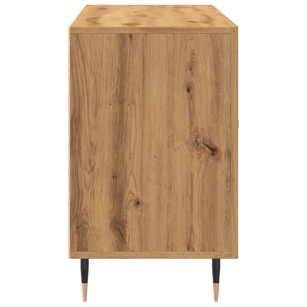 Dulap, stejar artizanal, 100x36x60 cm, lemn prelucrat