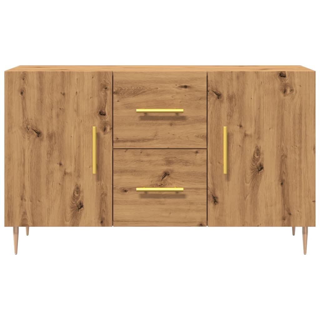 Dulap, stejar artizanal, 100x36x60 cm, lemn prelucrat