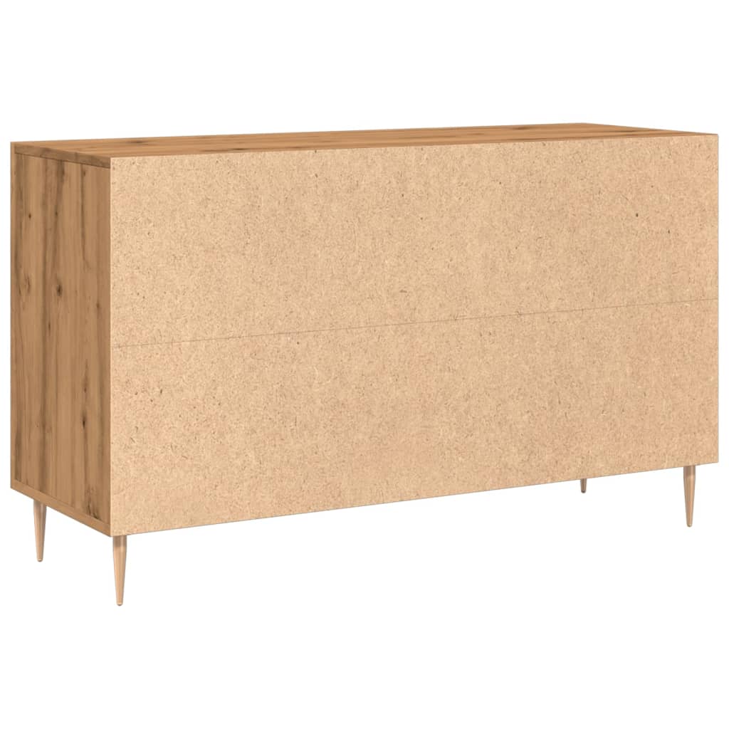 Dulap, stejar artizanal, 100x36x60 cm, lemn prelucrat