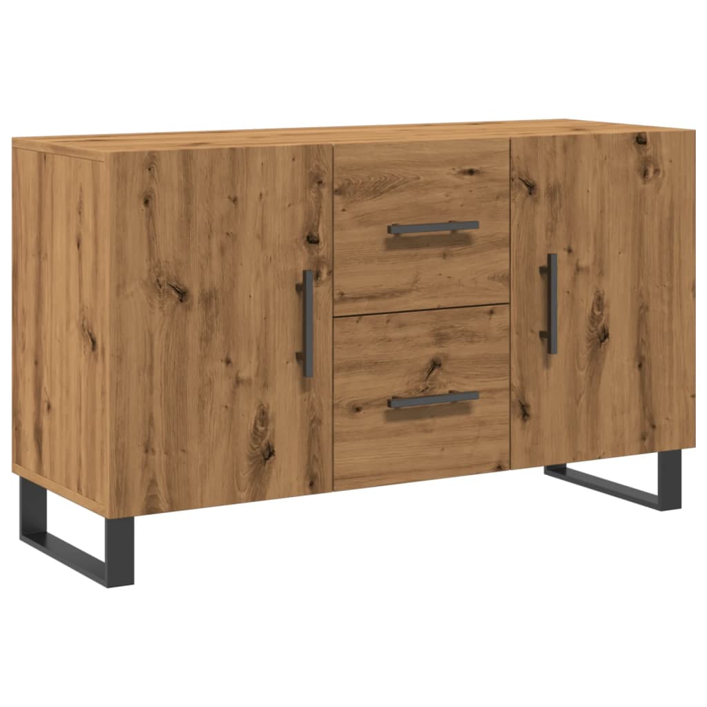 Dulap, stejar artizanal, 100x36x60 cm, lemn prelucrat