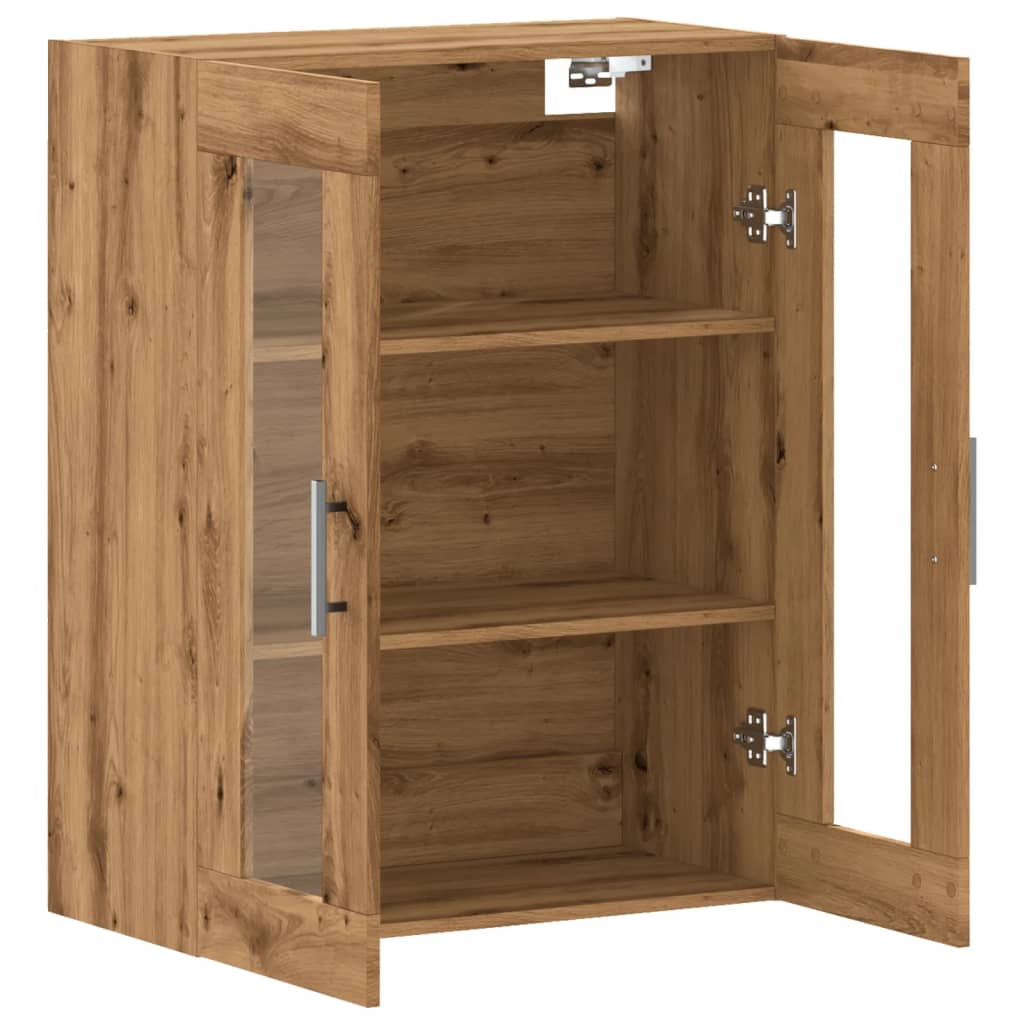 Dulap, stejar artizanal, 69,5x34x90 cm, lemn prelucrat