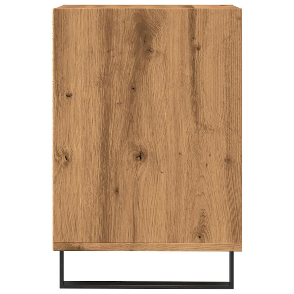 Comodă TV, stejar artizanal, 100x35x55 cm, lemn prelucrat