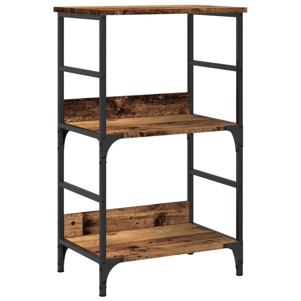Bibliotecă, lemn vechi, 50x33x82 cm, lemn prelucrat