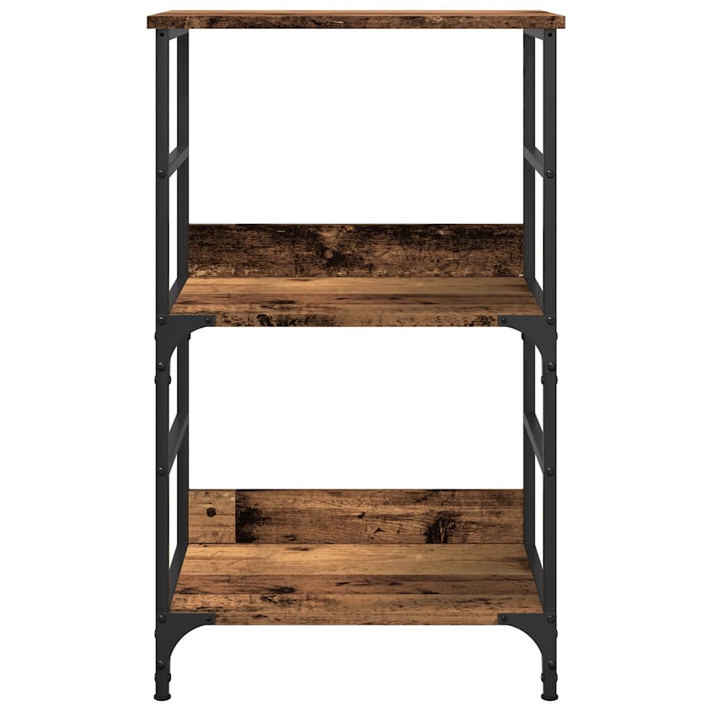 Bibliotecă, lemn vechi, 50x33x82 cm, lemn prelucrat