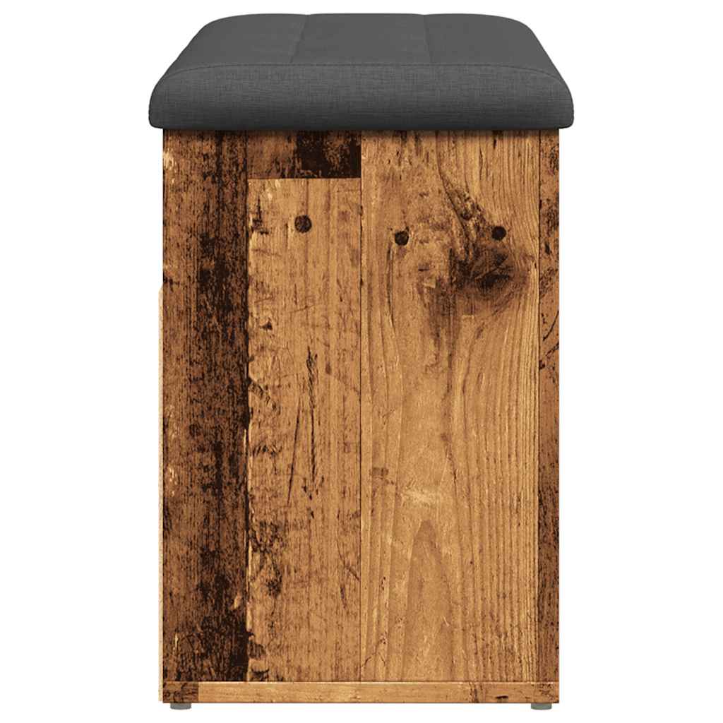 Banchetă pantofar, lemn vechi, 82x32x45,5 cm, lemn prelucrat