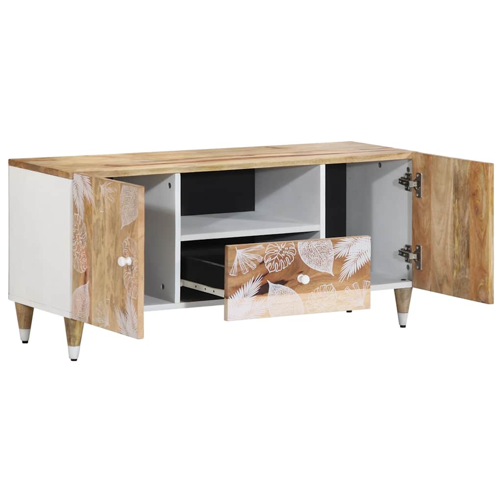 Dulap TV 105x33,5x46 cm lemn masiv de mango