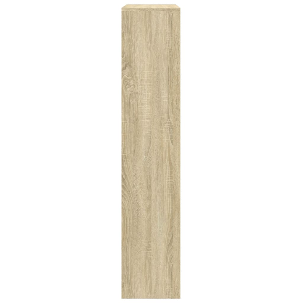 Bibliotecă/separator cameră stejar sonoma 143,5x29x143,5cm lemn