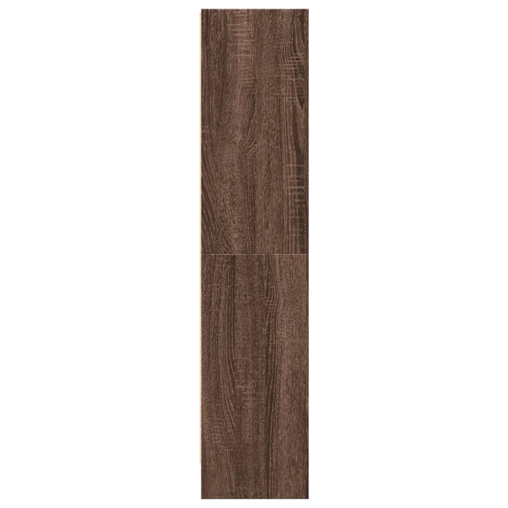 Bibliotecă, stejar maro, 60x24x109 cm, lemn prelucrat