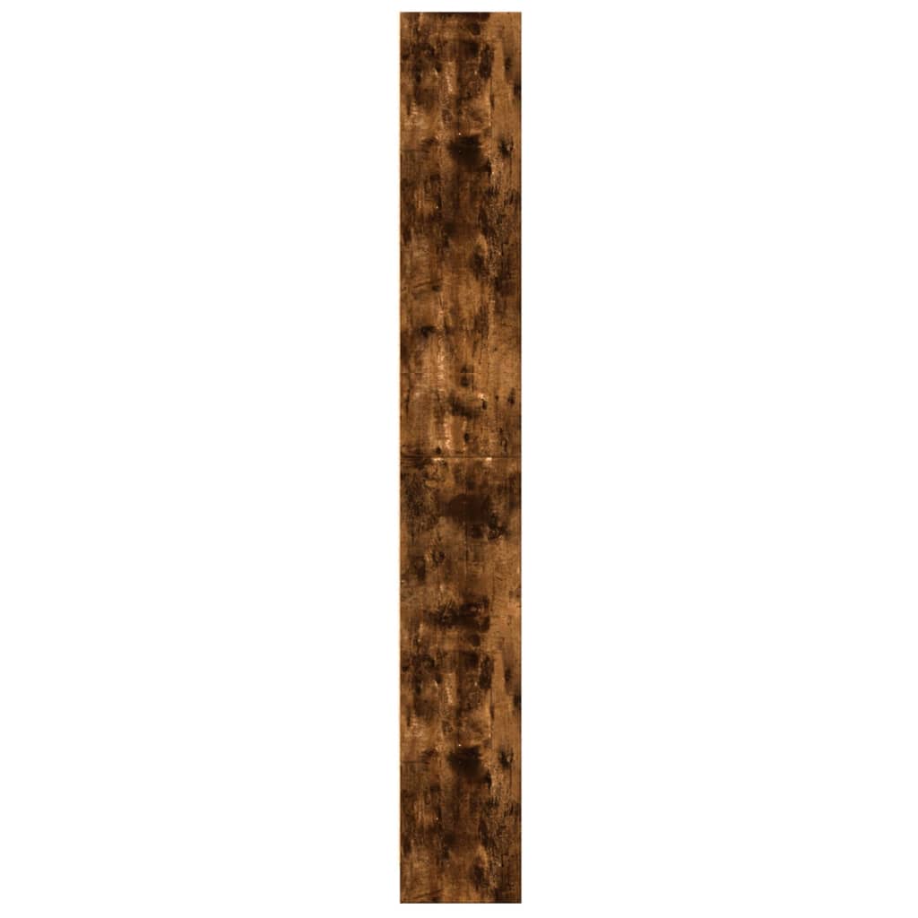 Bibliotecă, stejar fumuriu, 60x24x176 cm, lemn prelucrat