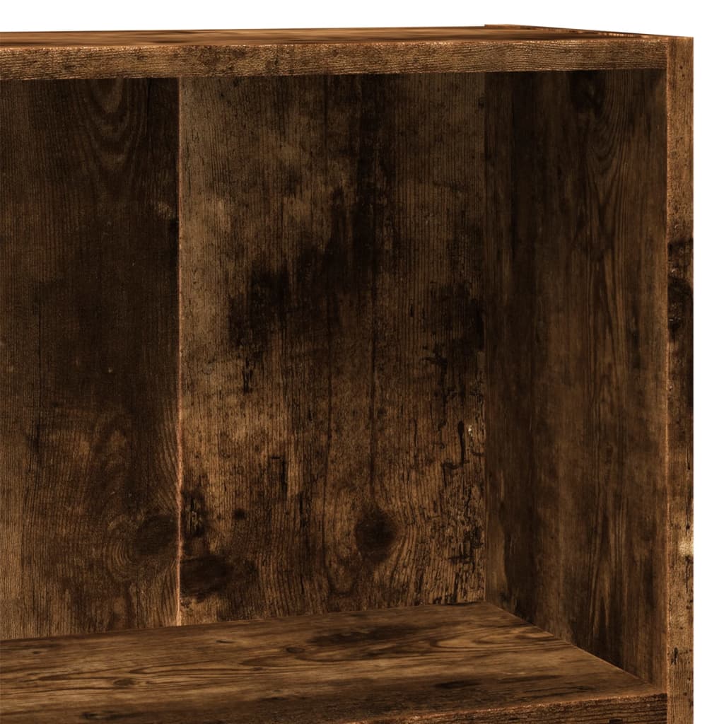 Bibliotecă, stejar fumuriu, 80x24x76 cm, lemn prelucrat