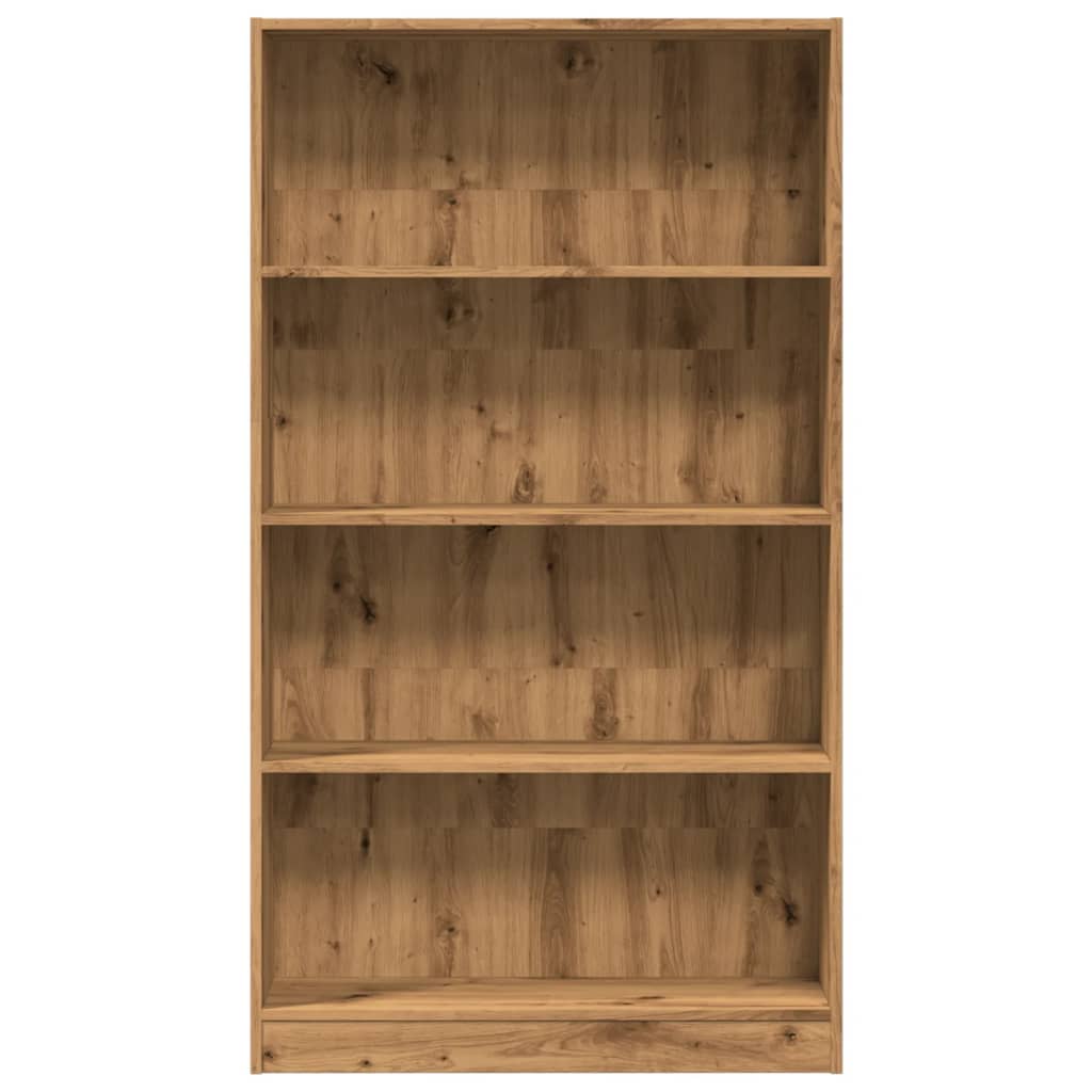 Bibliotecă, stejar artizanal, 80x24x143 cm, lemn prelucrat