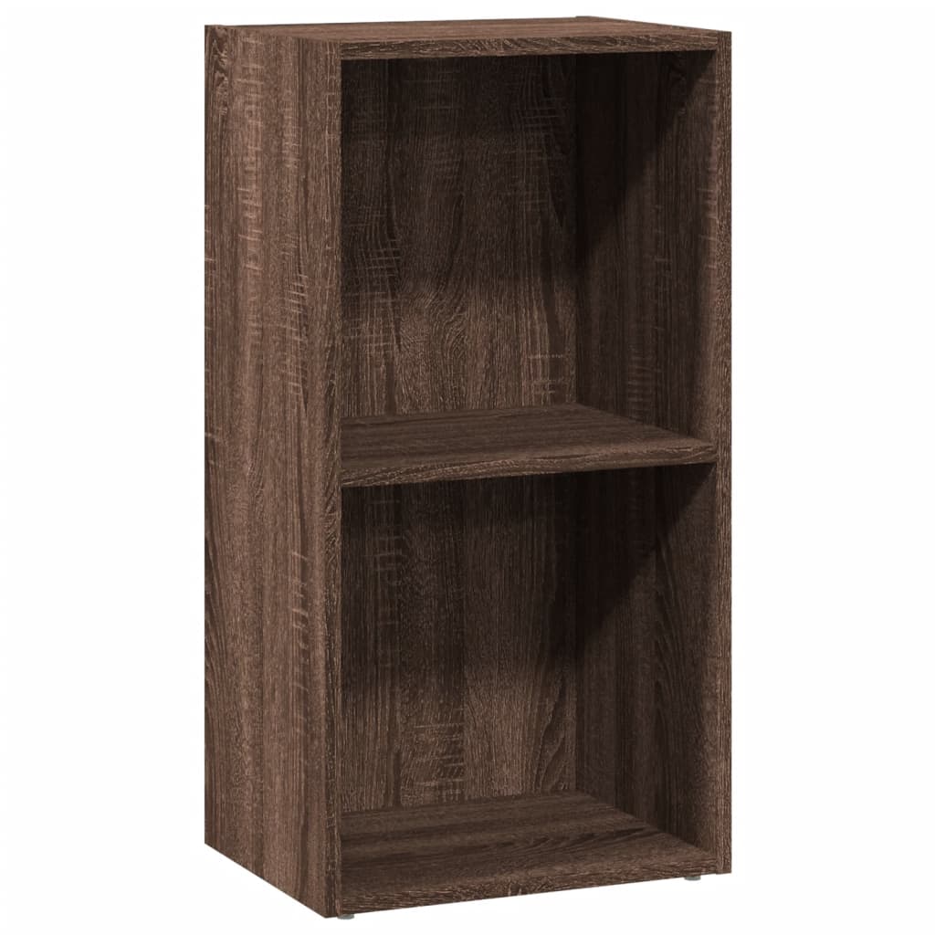Bibliotecă, stejar maro, 40x30x77 cm, lemn prelucrat