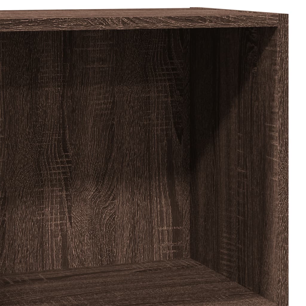 Bibliotecă, stejar maro, 40x30x77 cm, lemn prelucrat
