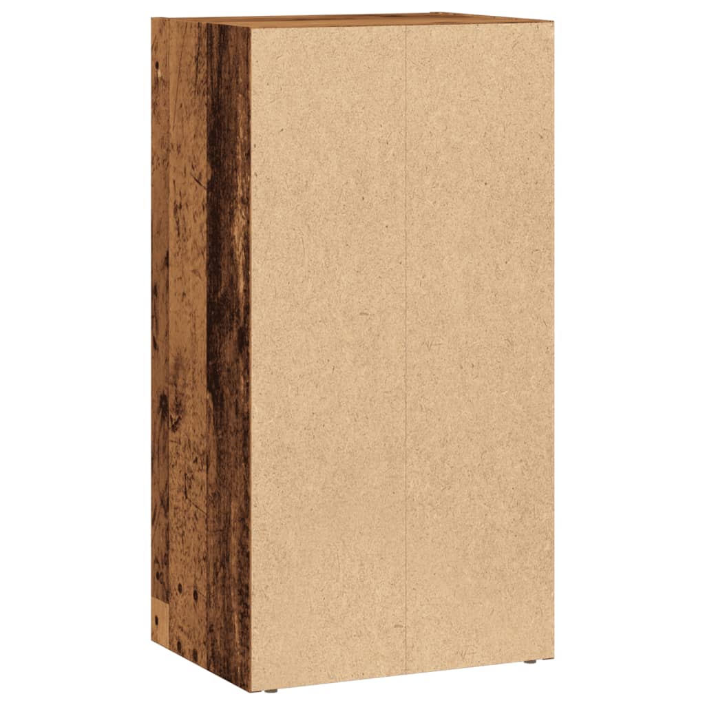 Bibliotecă, lemn vechi, 40x30x77 cm, lemn prelucrat